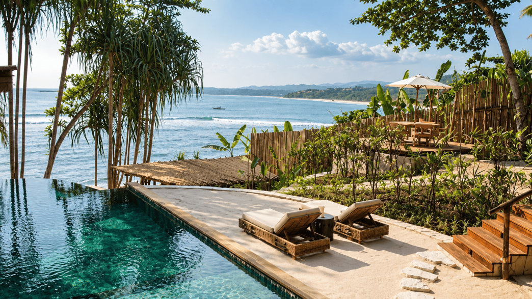 NIHI Sumba dengan kolam renang dan pemandangan pantai