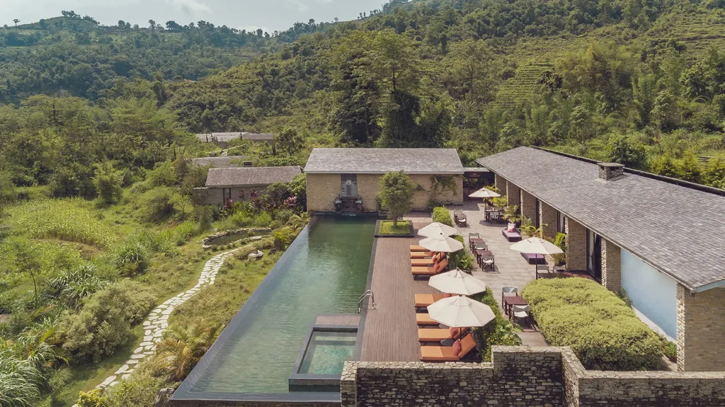 Ketenangan mewah di tengah pesona alam Pokhara.
