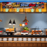 Area buffet hidangan Thailand dalam program Bangkok Street Tokyo Treats di Makan Kitchen Surabaya