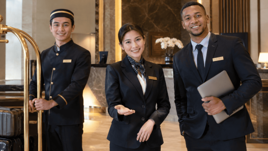 Perbedaan peran resepsionis, bellboy, dan concierge dalam pelayanan hotel